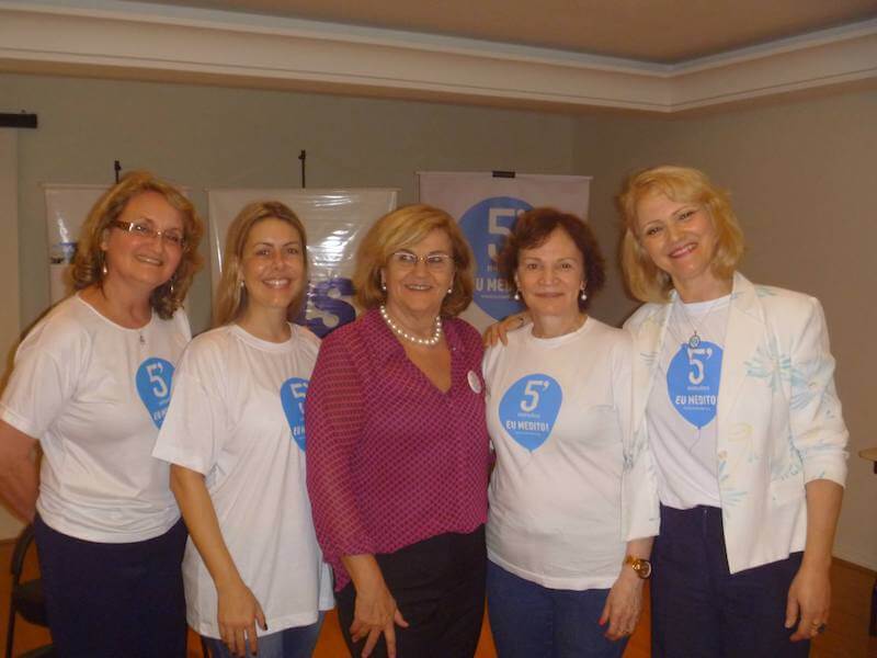 Eliane with the MSF team